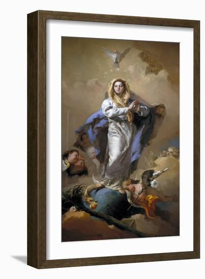 The Immaculate Conception, 1767-9-Giovanni Battista Tiepolo-Framed Giclee Print