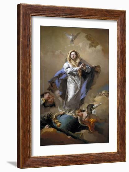 The Immaculate Conception, 1767-9-Giovanni Battista Tiepolo-Framed Giclee Print