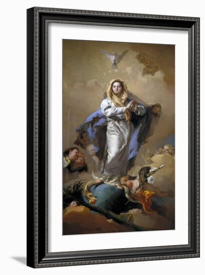 The Immaculate Conception, 1767-9-Giovanni Battista Tiepolo-Framed Giclee Print