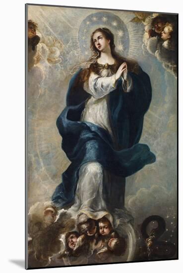 The Immaculate Conception - Anonymous - mid of 17Th Cen. - Oil on Canvas - 165X106,5 - Museo Carmen-Unknown Artist-Mounted Giclee Print