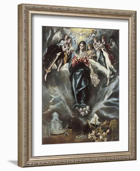 The Immaculate Conception, Ca. 1608-1614-El Greco-Framed Giclee Print