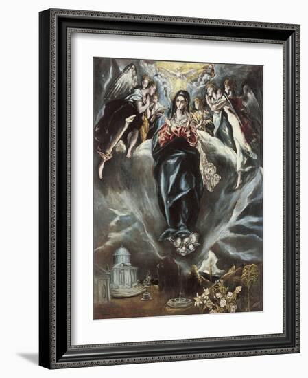 The Immaculate Conception, Ca. 1608-1614-El Greco-Framed Giclee Print