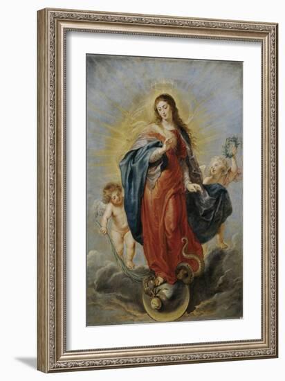 The Immaculate Conception, Ca. 1628-1629-Peter Paul Rubens-Framed Giclee Print