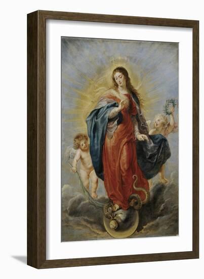 The Immaculate Conception, Ca. 1628-1629-Peter Paul Rubens-Framed Giclee Print