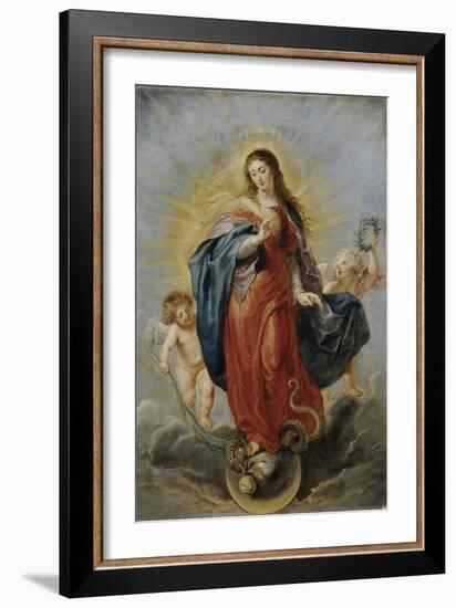 The Immaculate Conception, Ca. 1628-1629-Peter Paul Rubens-Framed Giclee Print