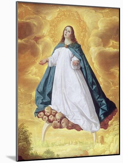 The Immaculate Conception, circa 1628-30-Francisco de Zurbarán-Mounted Giclee Print