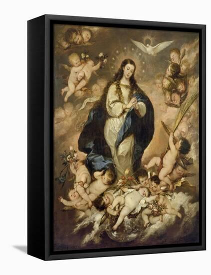 The Immaculate Conception, Late 1660s-Jose Antolinez-Framed Premier Image Canvas
