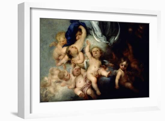 The Immaculate Conception of Soult, Detail, 1678, Spanish Baroque-Bartolome Esteban Murillo-Framed Giclee Print