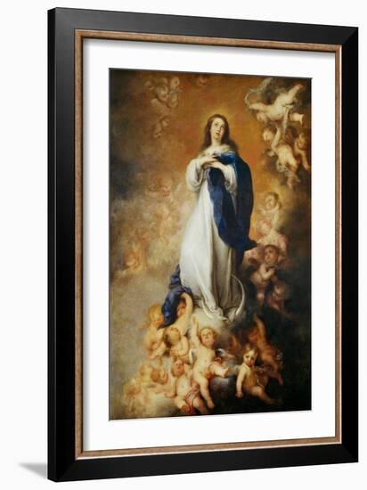 The Immaculate Conception of Soult-Bartolome Esteban Murillo-Framed Giclee Print