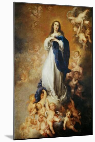 The Immaculate Conception of Soult-Bartolome Esteban Murillo-Mounted Giclee Print
