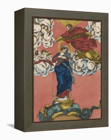 The Immaculate Conception of the Glorious Virgin Mary-null-Framed Premier Image Canvas