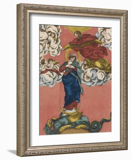 The Immaculate Conception of the Glorious Virgin Mary-null-Framed Giclee Print