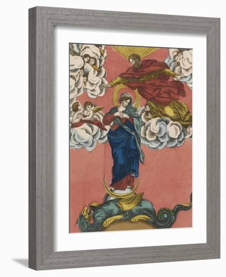 The Immaculate Conception of the Glorious Virgin Mary-null-Framed Giclee Print