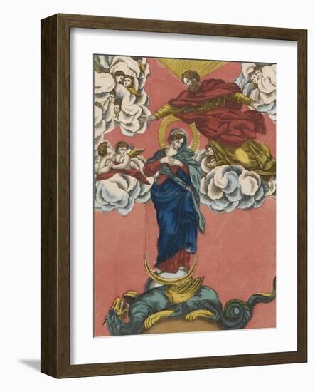 The Immaculate Conception of the Glorious Virgin Mary-null-Framed Giclee Print