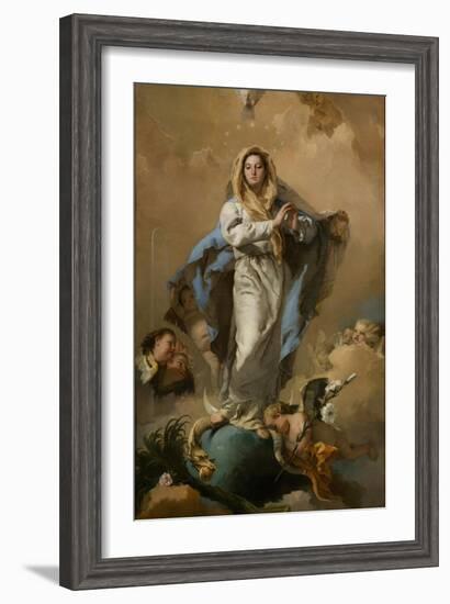 The Immaculate Conception of the Virgin, 1767-1768-Giambattista Tiepolo-Framed Giclee Print