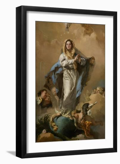 The Immaculate Conception of the Virgin, 1767-1768-Giambattista Tiepolo-Framed Giclee Print