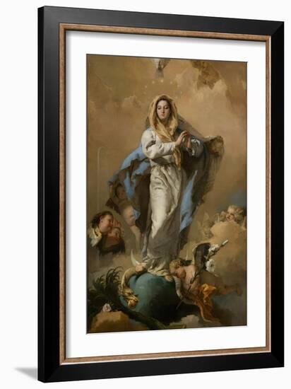 The Immaculate Conception of the Virgin, 1767-1768-Giambattista Tiepolo-Framed Giclee Print