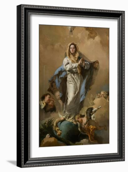 The Immaculate Conception of the Virgin, 1767-1768-Giambattista Tiepolo-Framed Giclee Print