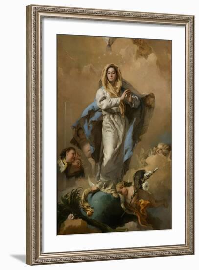 The Immaculate Conception of the Virgin, 1767-1768-Giambattista Tiepolo-Framed Giclee Print