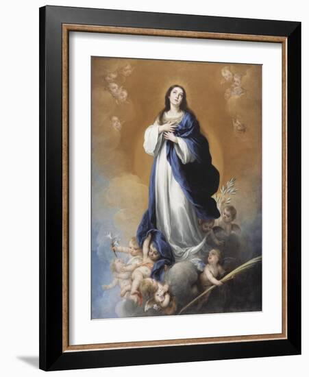 The Immaculate Conception-Bartolome Esteban Murillo-Framed Giclee Print