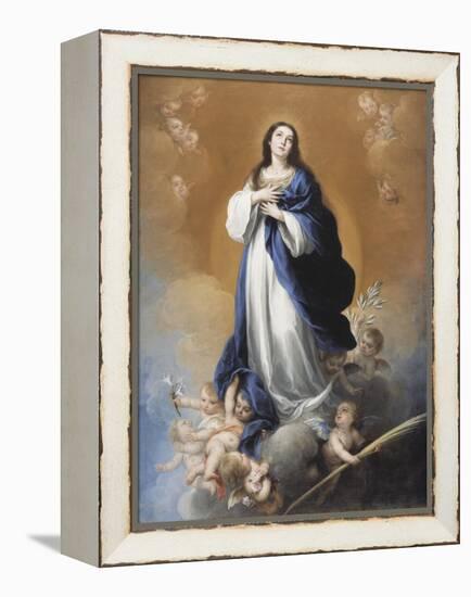 The Immaculate Conception-Bartolome Esteban Murillo-Framed Premier Image Canvas