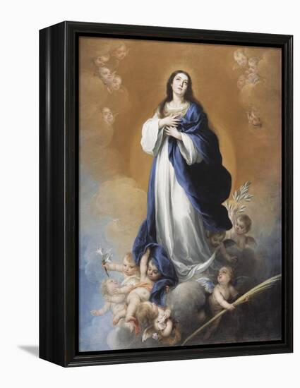 The Immaculate Conception-Bartolome Esteban Murillo-Framed Premier Image Canvas