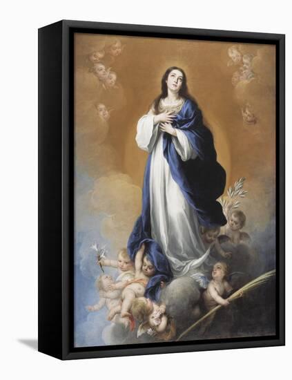 The Immaculate Conception-Bartolome Esteban Murillo-Framed Premier Image Canvas