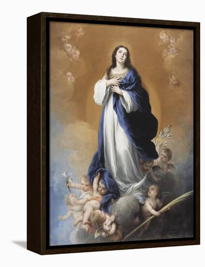 The Immaculate Conception-Bartolome Esteban Murillo-Framed Premier Image Canvas