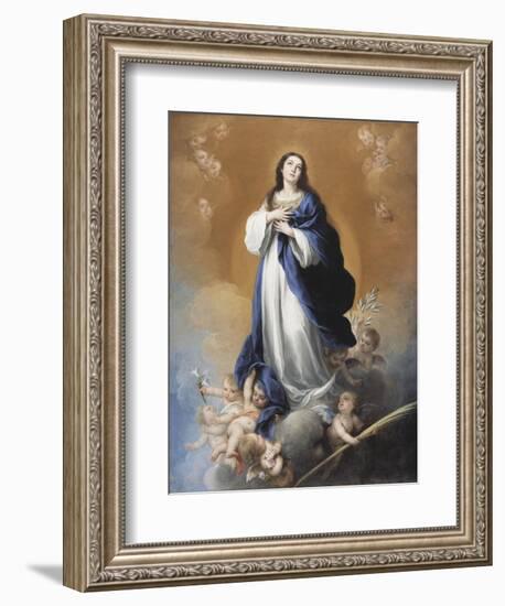 The Immaculate Conception-Bartolome Esteban Murillo-Framed Giclee Print