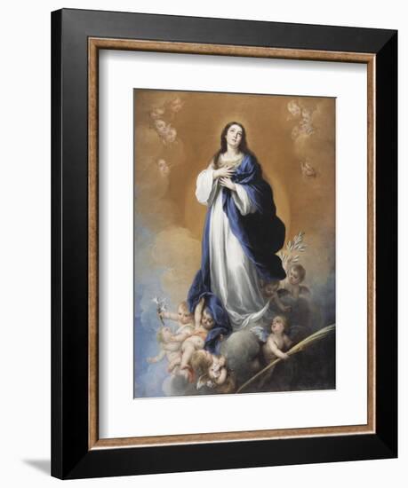 The Immaculate Conception-Bartolome Esteban Murillo-Framed Giclee Print