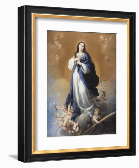 The Immaculate Conception-Bartolome Esteban Murillo-Framed Giclee Print