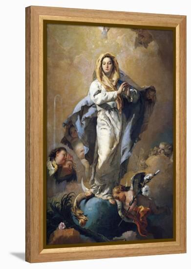 The Immaculate Conception-Giovanni Battista Tiepolo-Framed Stretched Canvas