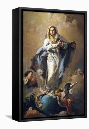 The Immaculate Conception-Giovanni Battista Tiepolo-Framed Stretched Canvas