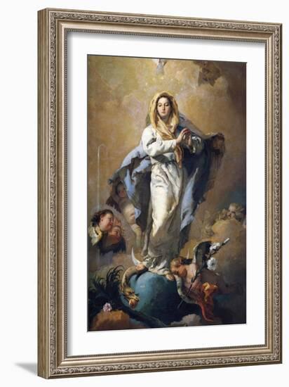The Immaculate Conception-Giovanni Battista Tiepolo-Framed Art Print