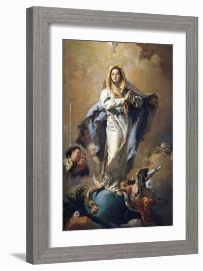 The Immaculate Conception-Giovanni Battista Tiepolo-Framed Art Print