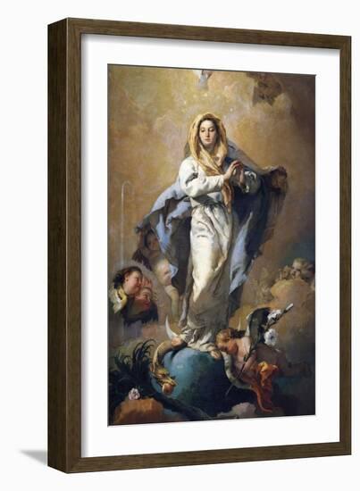 The Immaculate Conception-Giovanni Battista Tiepolo-Framed Art Print