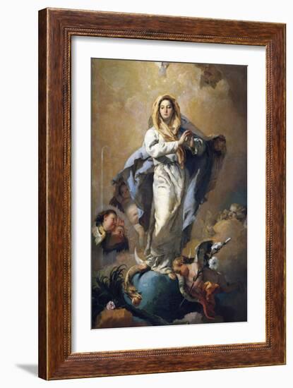 The Immaculate Conception-Giovanni Battista Tiepolo-Framed Art Print