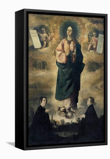 The Immaculate Conception-Francisco de Zurbarán-Framed Premier Image Canvas