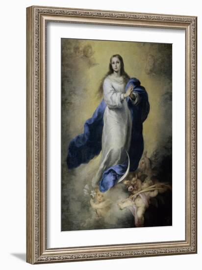 The Immaculate Conception-Bartolome Esteban Murillo-Framed Giclee Print