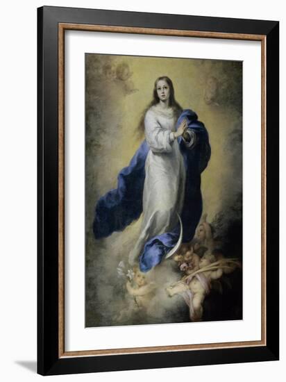 The Immaculate Conception-Bartolome Esteban Murillo-Framed Giclee Print