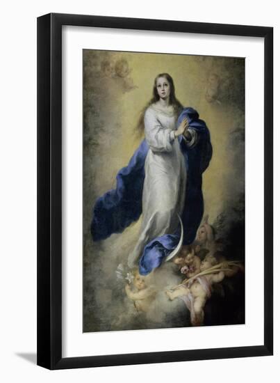 The Immaculate Conception-Bartolome Esteban Murillo-Framed Giclee Print