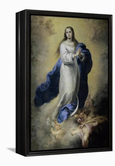 The Immaculate Conception-Bartolome Esteban Murillo-Framed Premier Image Canvas