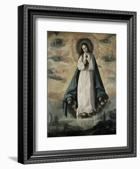 The Immaculate Conception-Francisco de Zurbarán-Framed Giclee Print