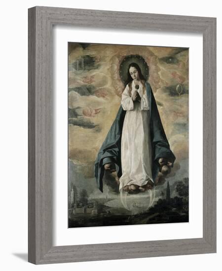 The Immaculate Conception-Francisco de Zurbarán-Framed Giclee Print