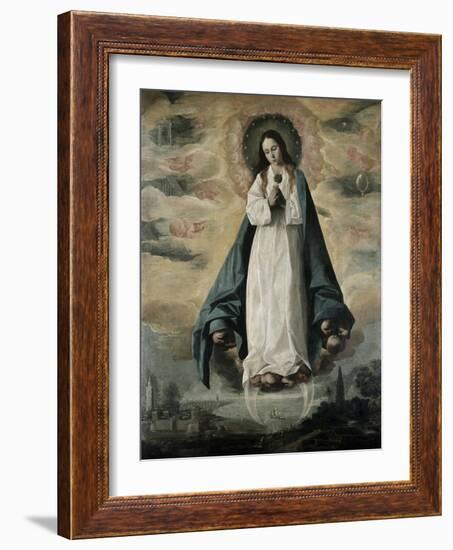 The Immaculate Conception-Francisco de Zurbarán-Framed Giclee Print