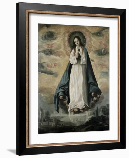 The Immaculate Conception-Francisco de Zurbarán-Framed Giclee Print