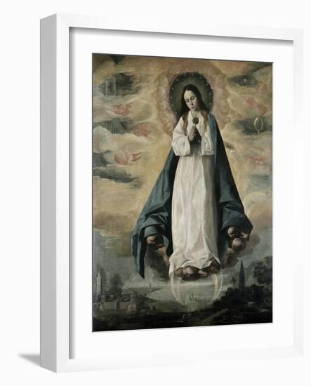 The Immaculate Conception-Francisco de Zurbarán-Framed Giclee Print