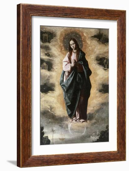 The Immaculate Conception-Francisco de Zurbarán-Framed Giclee Print