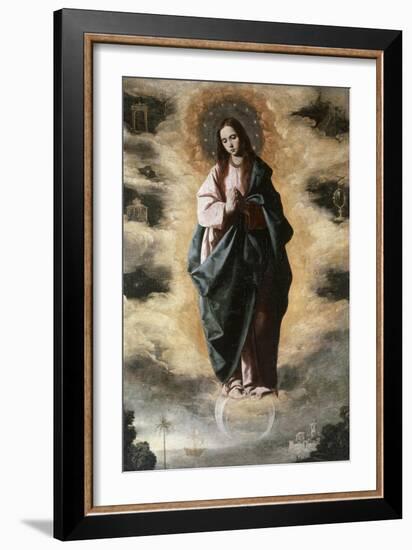 The Immaculate Conception-Francisco de Zurbarán-Framed Giclee Print