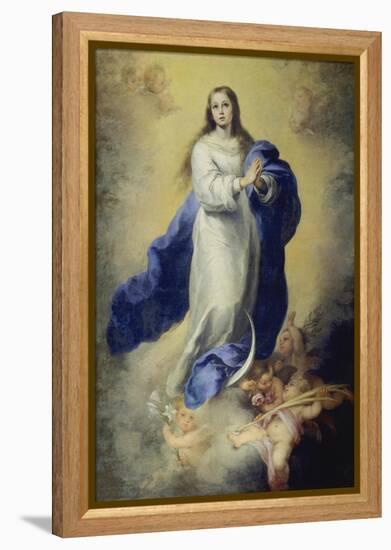 The Immaculate Conception-Bartolomé Estéban Murillo-Framed Premier Image Canvas